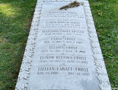 Pay your respects to Robert Frost at his grave in Bennington