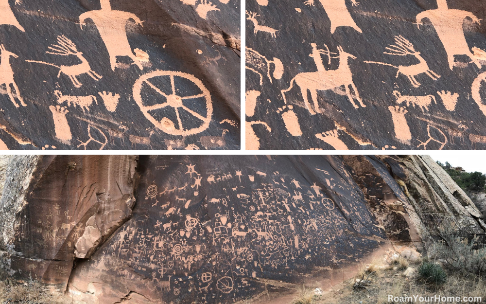 Newspaper Rock State Historic Monument is located in southern Utah