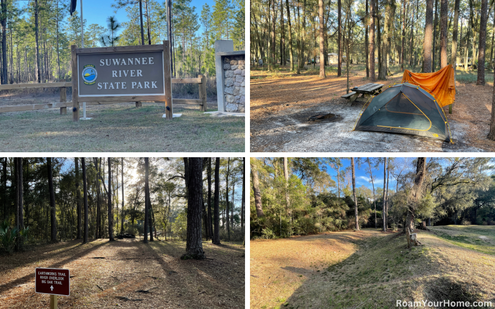 Suwannee River State Park Civil War earthworks.