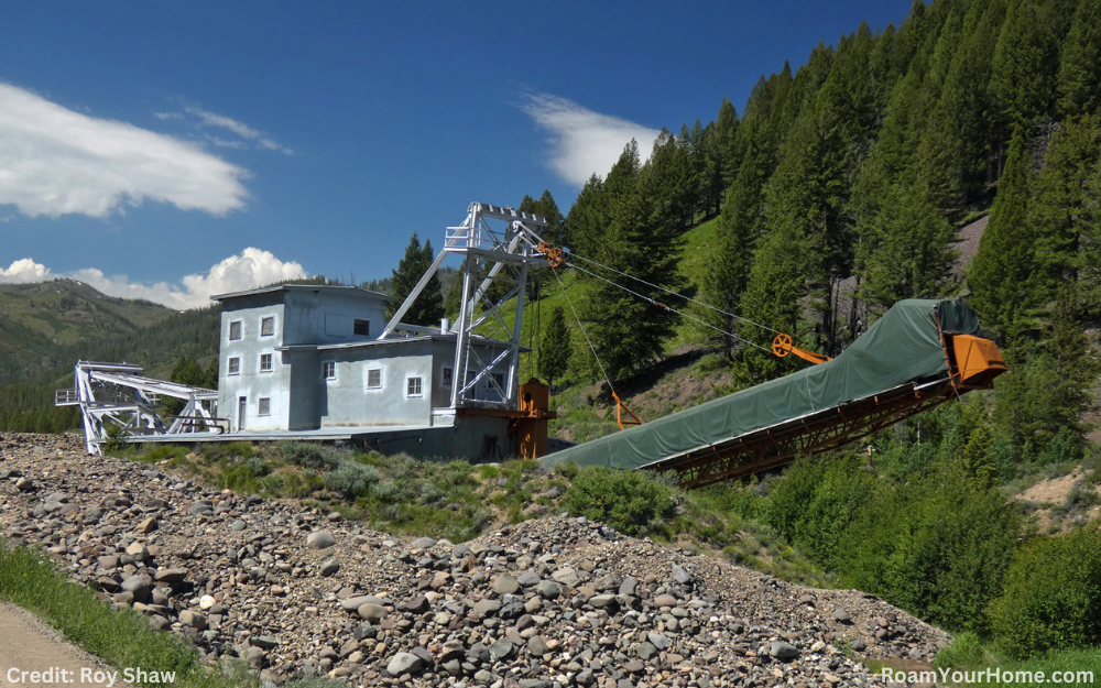 Gold Dredge on the Yankee Fork River