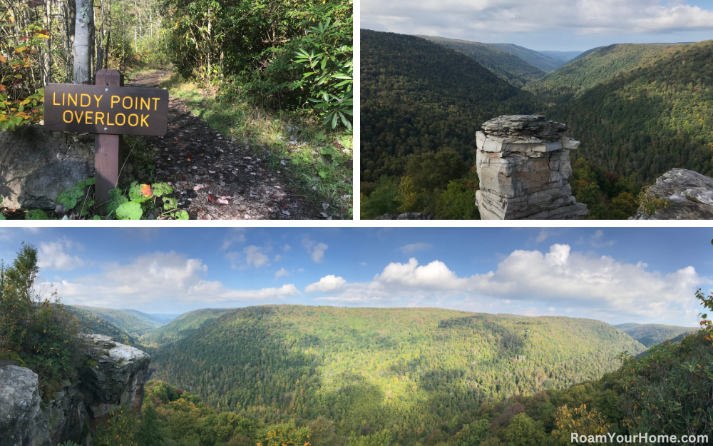 Hiking to Lindy Point In Blackwater Falls State Park