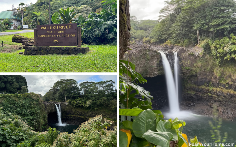 Rainbow Falls in Wailuku River State Park.