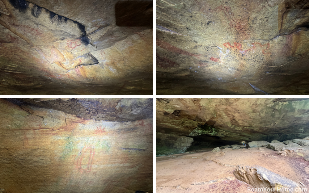 ictographs at Rock House Cave in Petit Jean State Park