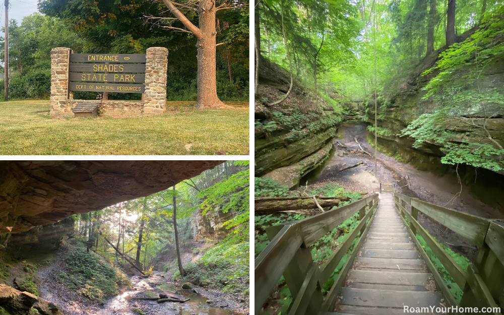 Shades State Park in Indiana.